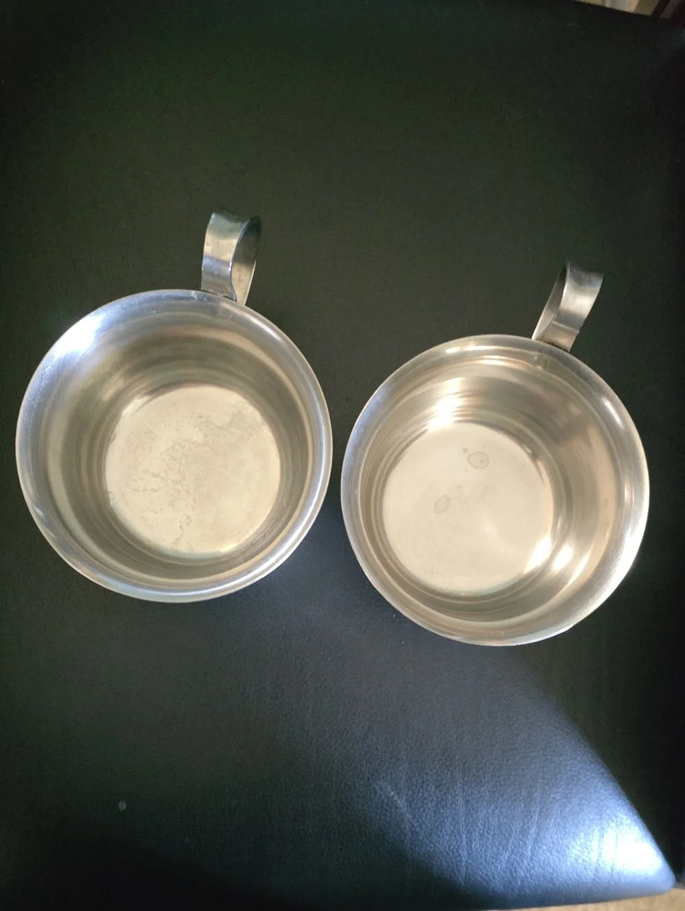 Cultro‎ Set of 2 Stainless Steel Cups  Silver 18-8